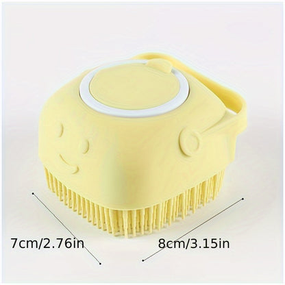 Pet Shampoo Brush with Storage