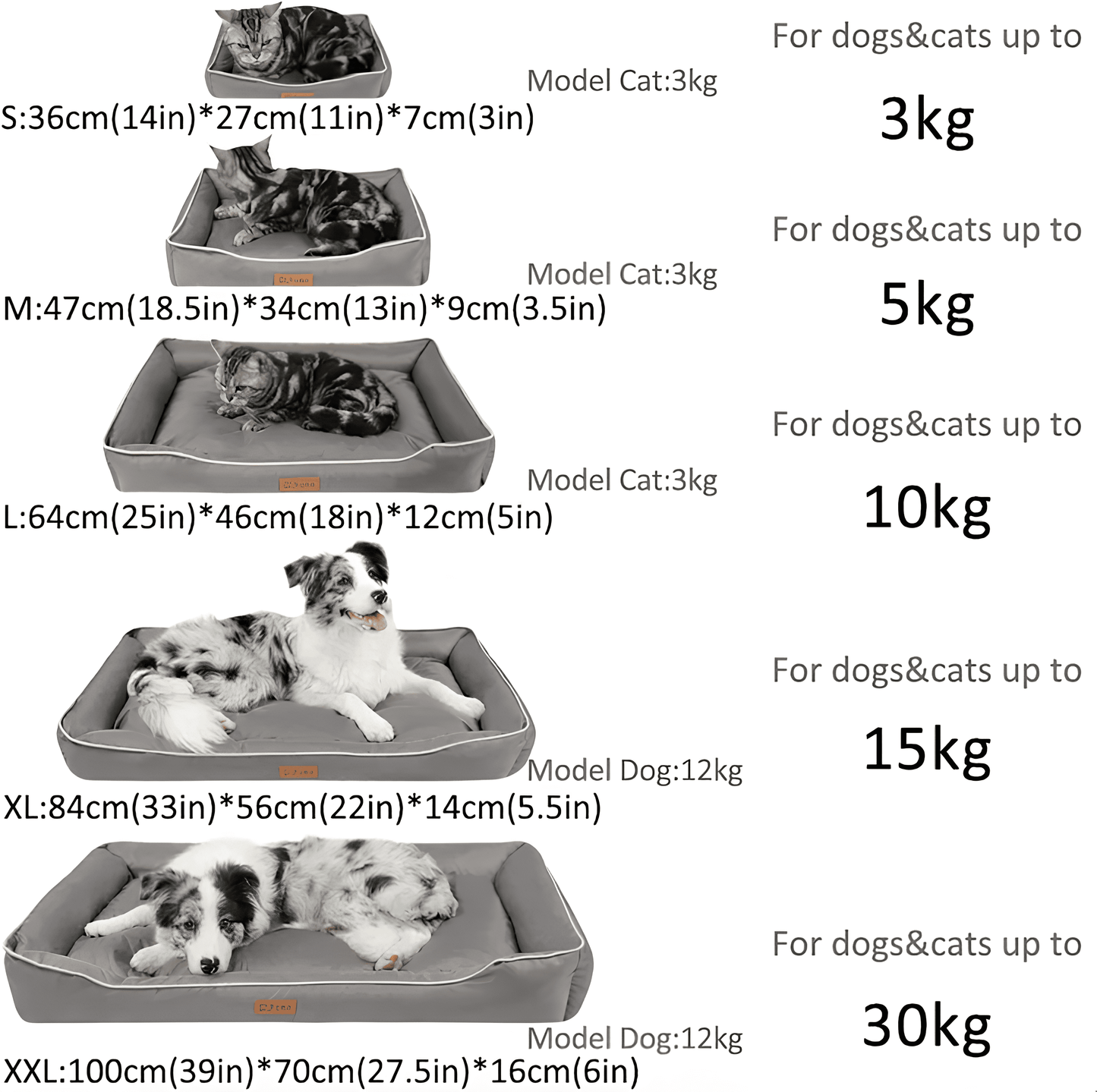 Comfort Waterproof Pet Bed