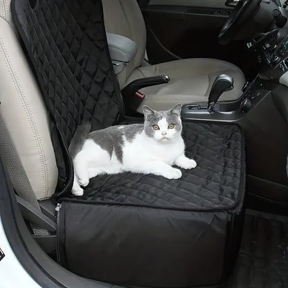 Fluffy PET Car Seat with 4-Zipper Design