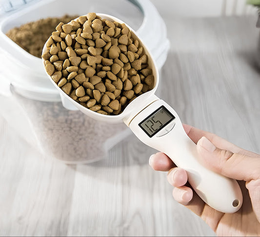 Electronic pet food scale