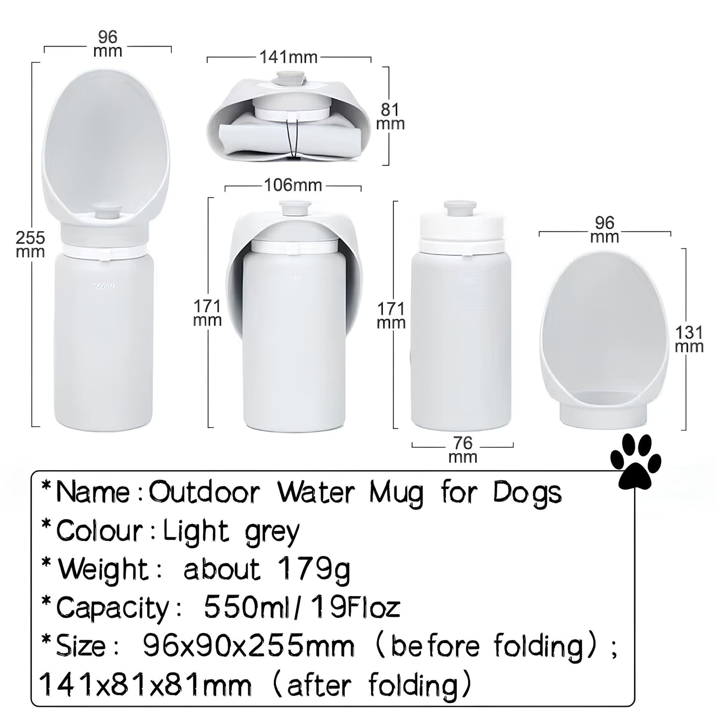 Portable Pet Water Bottle