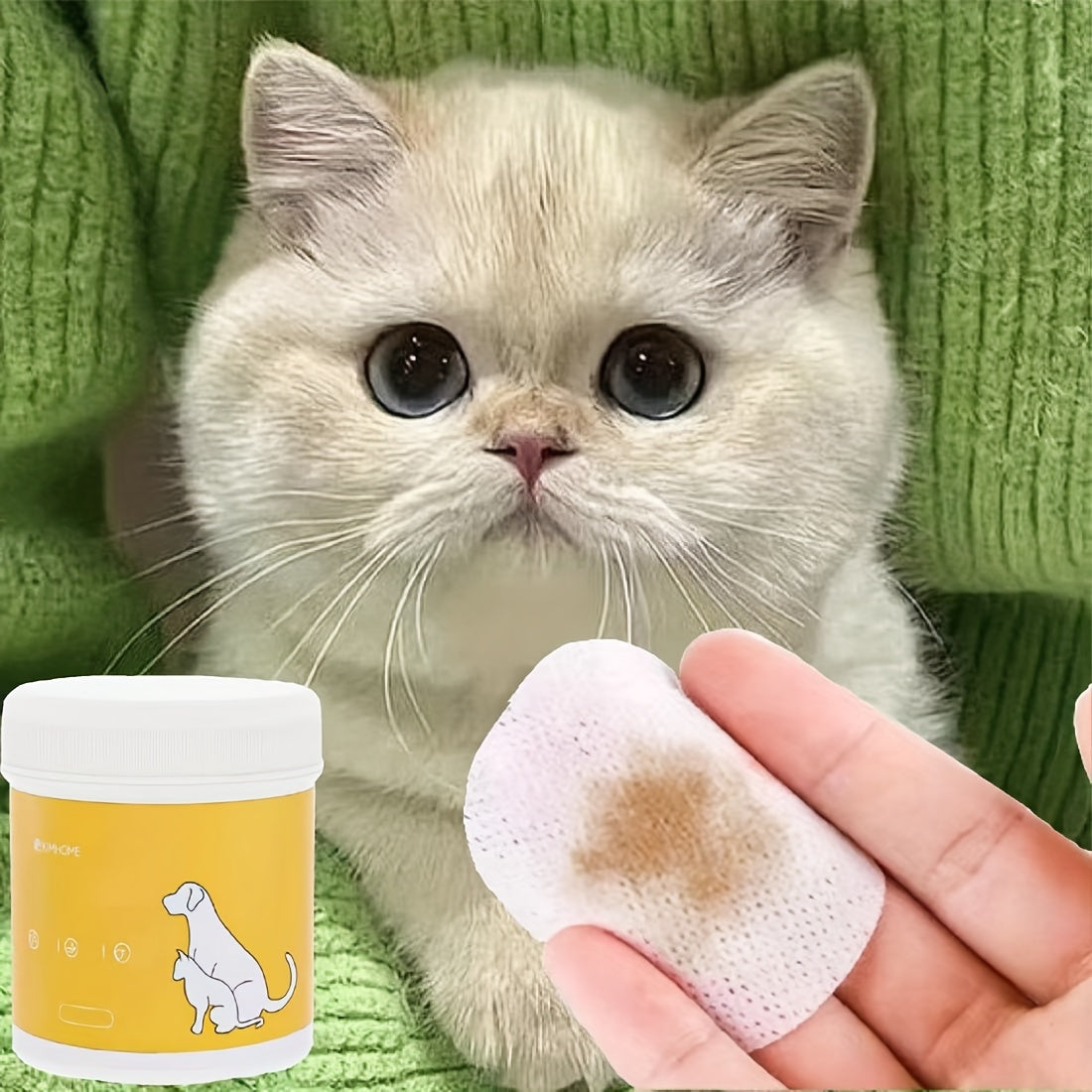 200 Gentle Pet Eye Wipes